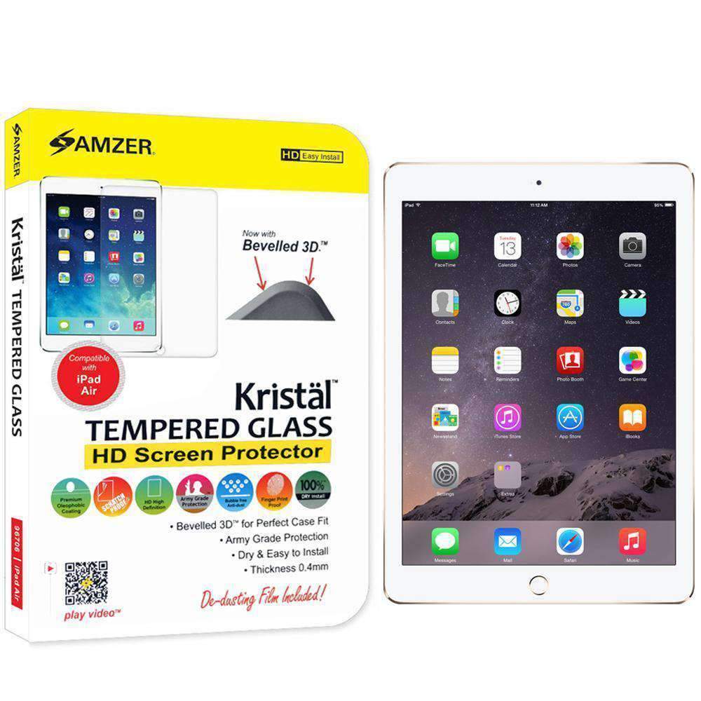 Thinnest HD Tempered Glass Screen Protector for The New 9.7 iPad 2018 6th Gen