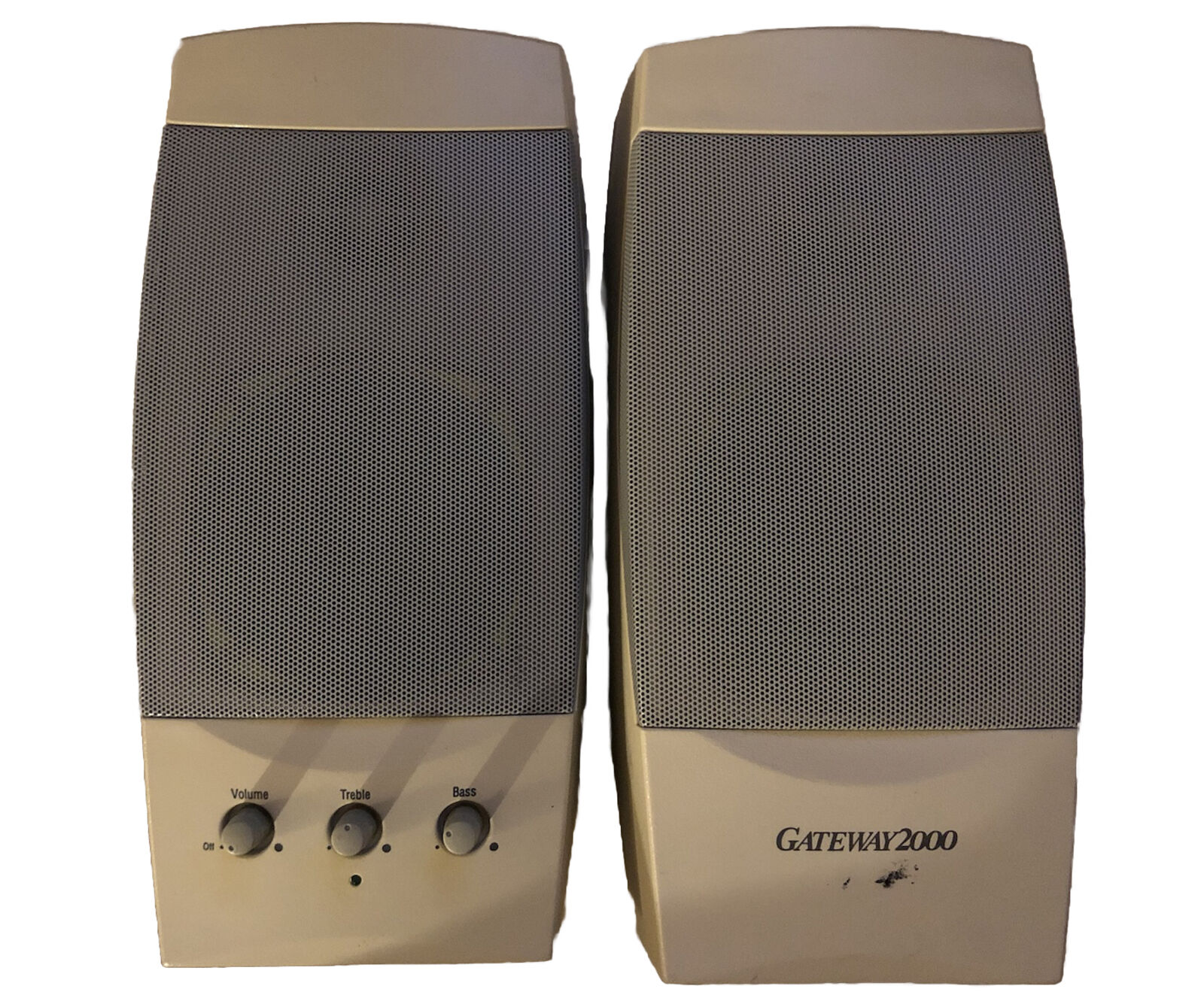 Vintage Gateway 2000 ACS41 Altec Lansing Multimedia Computer Speaker System-Used