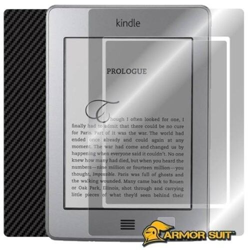 ArmorSuit Amazon Kindle Touch 3G Screen Protector + Black Carbon Fiber Film USA