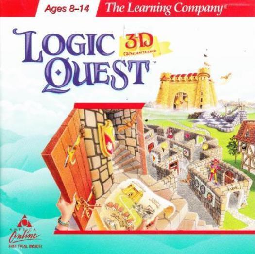 Logic Quest PC CD explore medieval castle mazes solve puzzles mysteries game