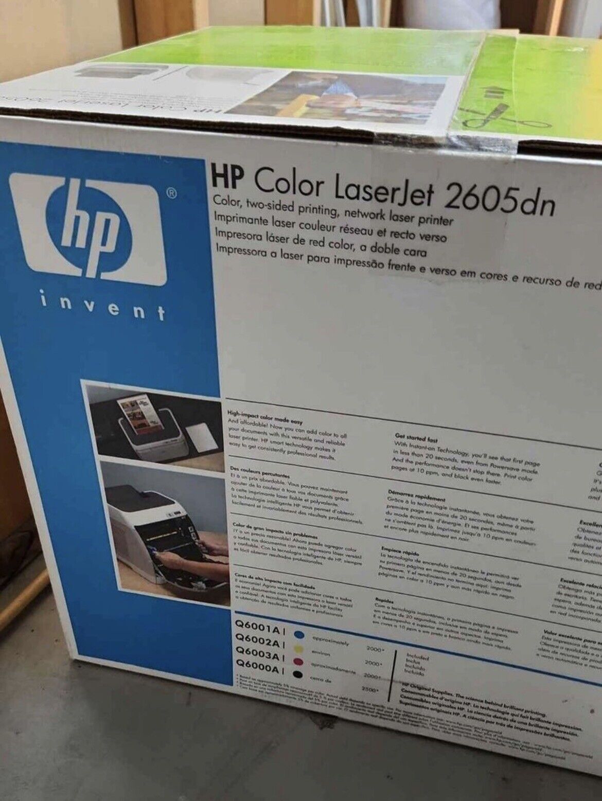 HP LaserJet 2605dn A4 USB Network Duplex Colour Laser Printer 2605 Q7822A