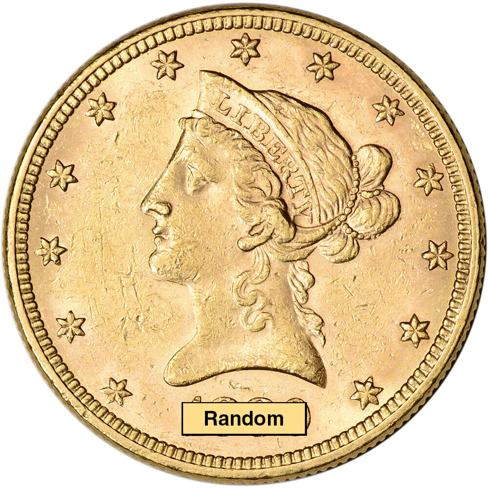 US Gold $10 Liberty Head Eagle - AU Condition - Random Date