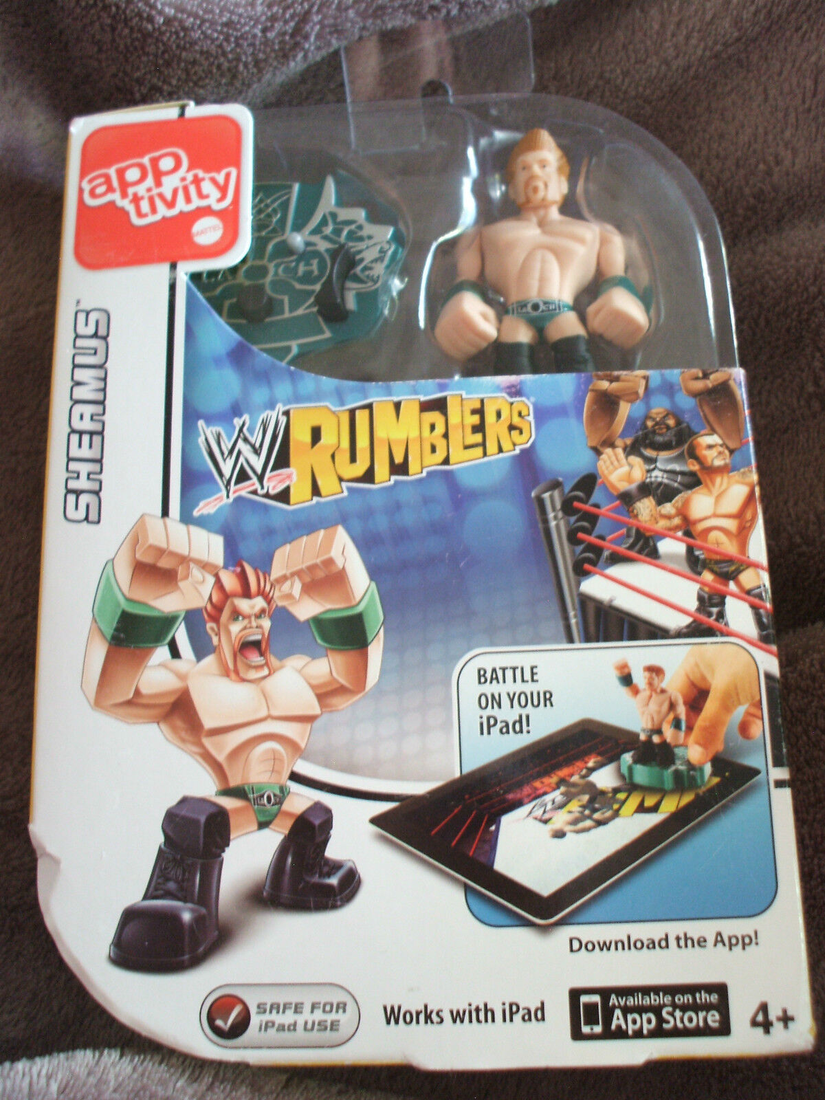 NIP WWE Wrestling W Rumblers Sheamus Apptivity Works with iPad Battle 4+ 