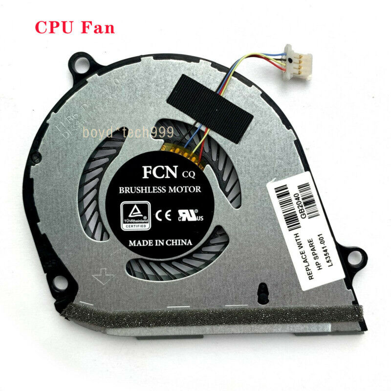 For CPU GPU Cooling Fan   ENVY TPN-W142 X360 15-DS 15-DR L53541-001 L53542-001