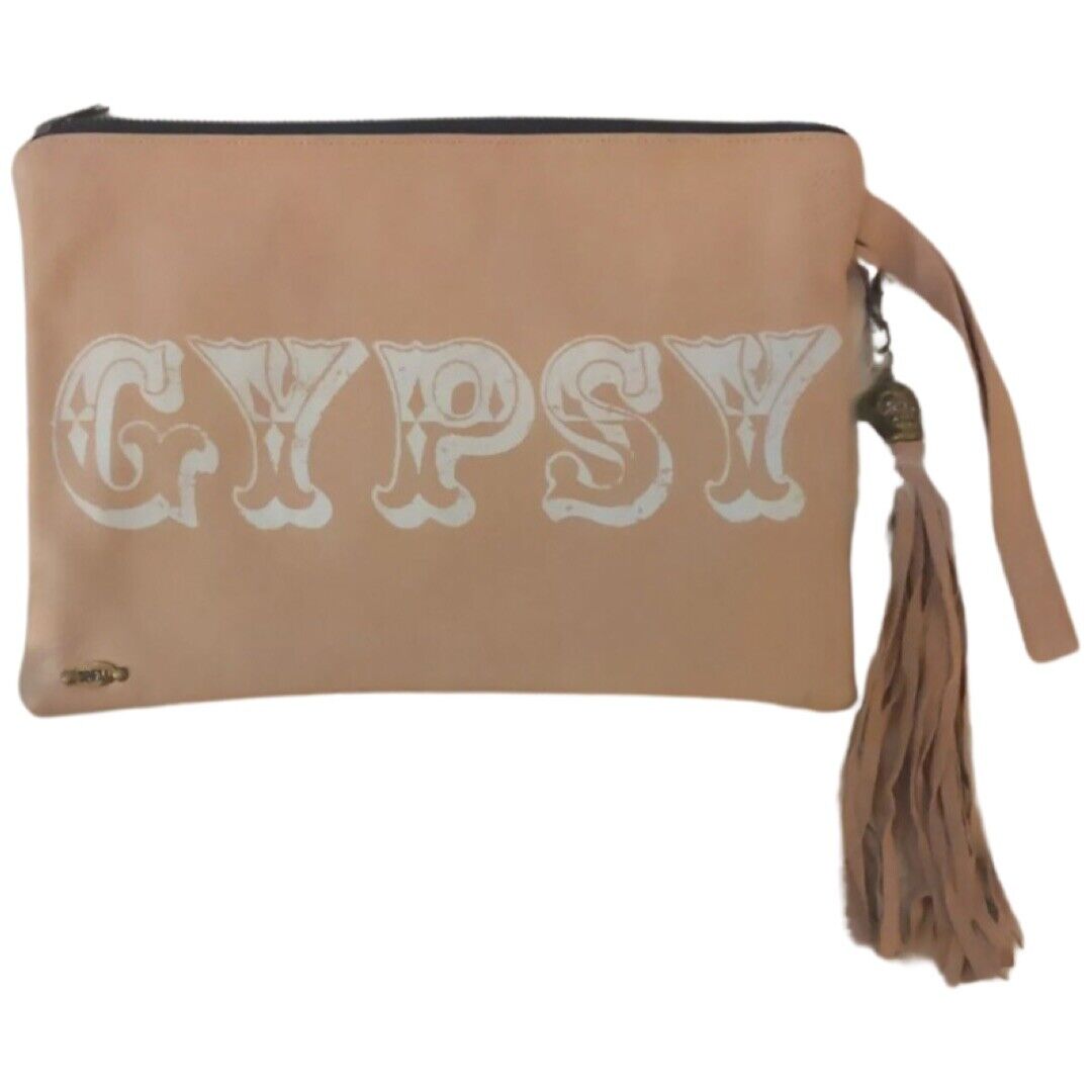 Vintage Spell & the Gypsy Collective Designs Leather Laptop Pouch with Keychain