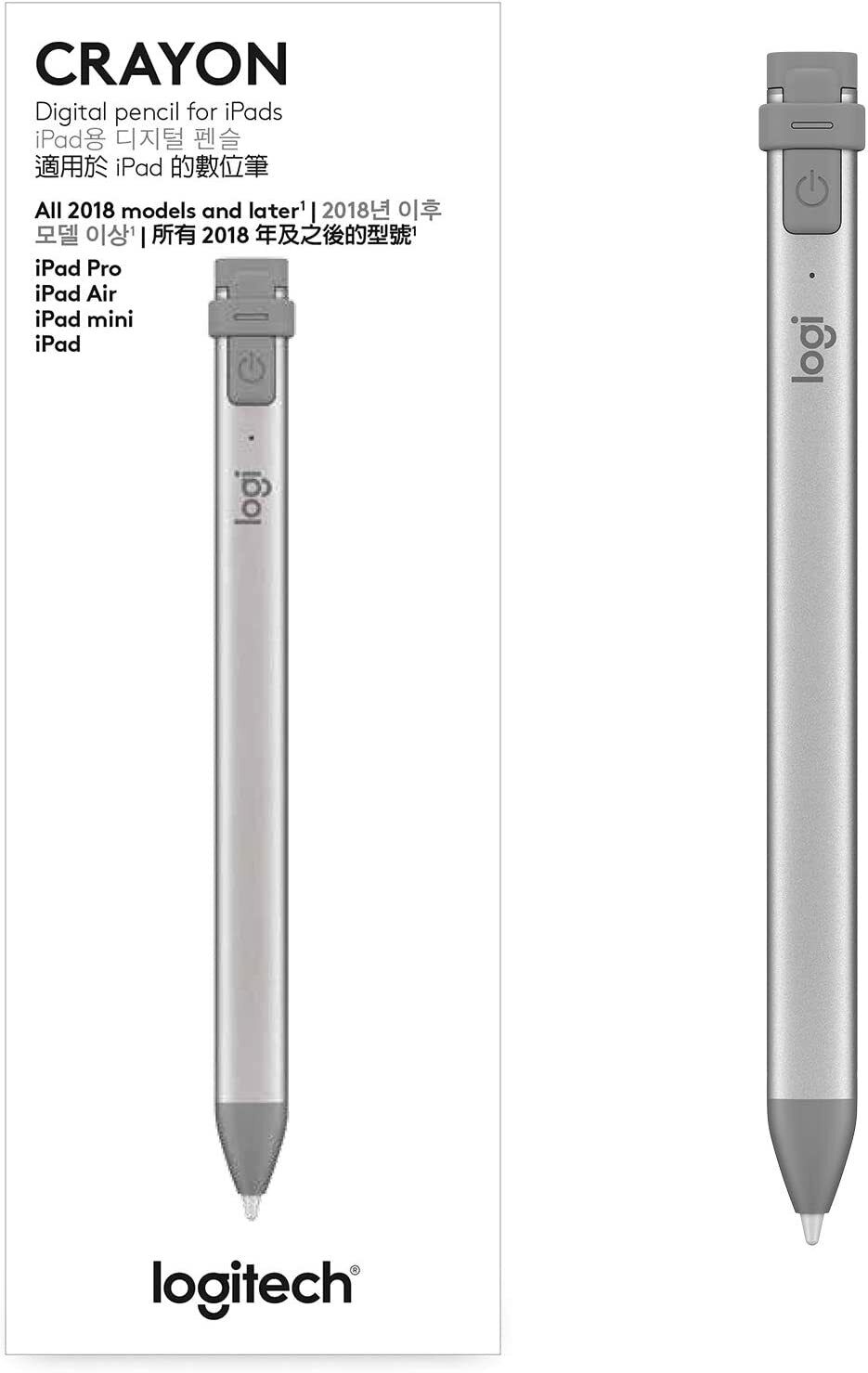 Logitech Crayon Digital Pencil for All Apple iPads (2018 releases and later)