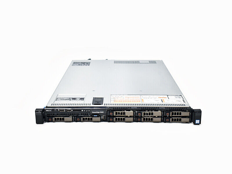 Dell PowerEdge R630 8SFF 2.4Ghz 12-C 512GB Mem 4x1G RJ-45 NIC 2x750W PSU Rails