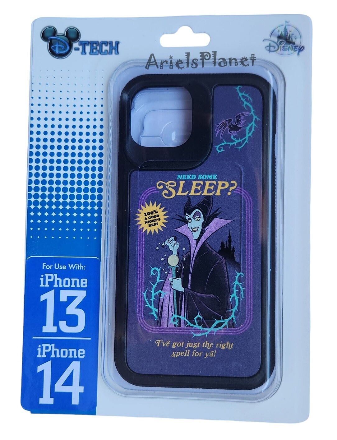2023 Disney Parks Maleficent Villain Need Some Sleep iPhone 13 &14 Cover