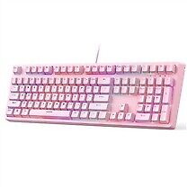 AUKEY Mechanical Gaming Keyboard 108-Key RGB Backlit