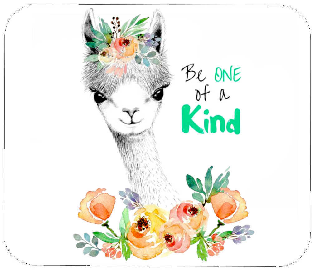 Be one of a kind, Llama,  Birthday, Christmas Gift, Mouse Pad - Non-Slip