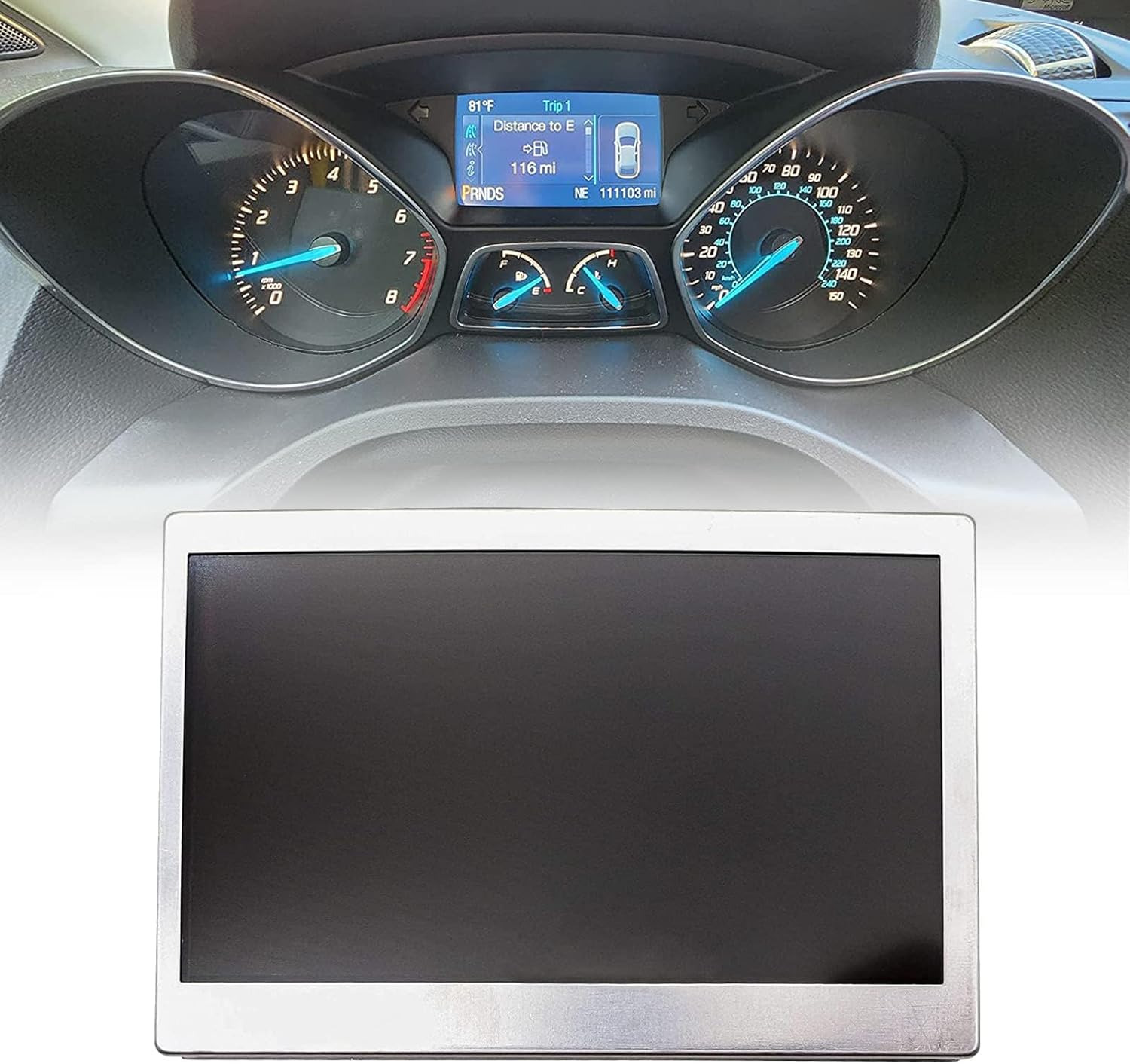 LCD Display Color Screen Compatible with Ford Focus 2014 2015 2016 Compatible wi