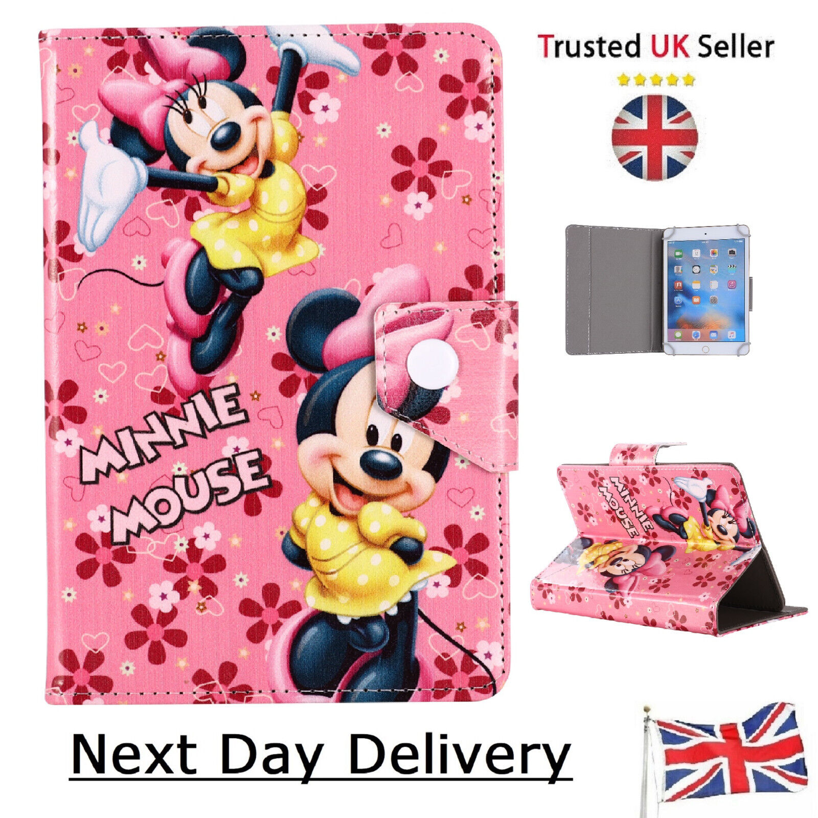 Mickey Minnie mouse case for iPad Air 1/2 9.7 9th 10.2 Gen 5/6/7/8 Mini 3/4/5/6