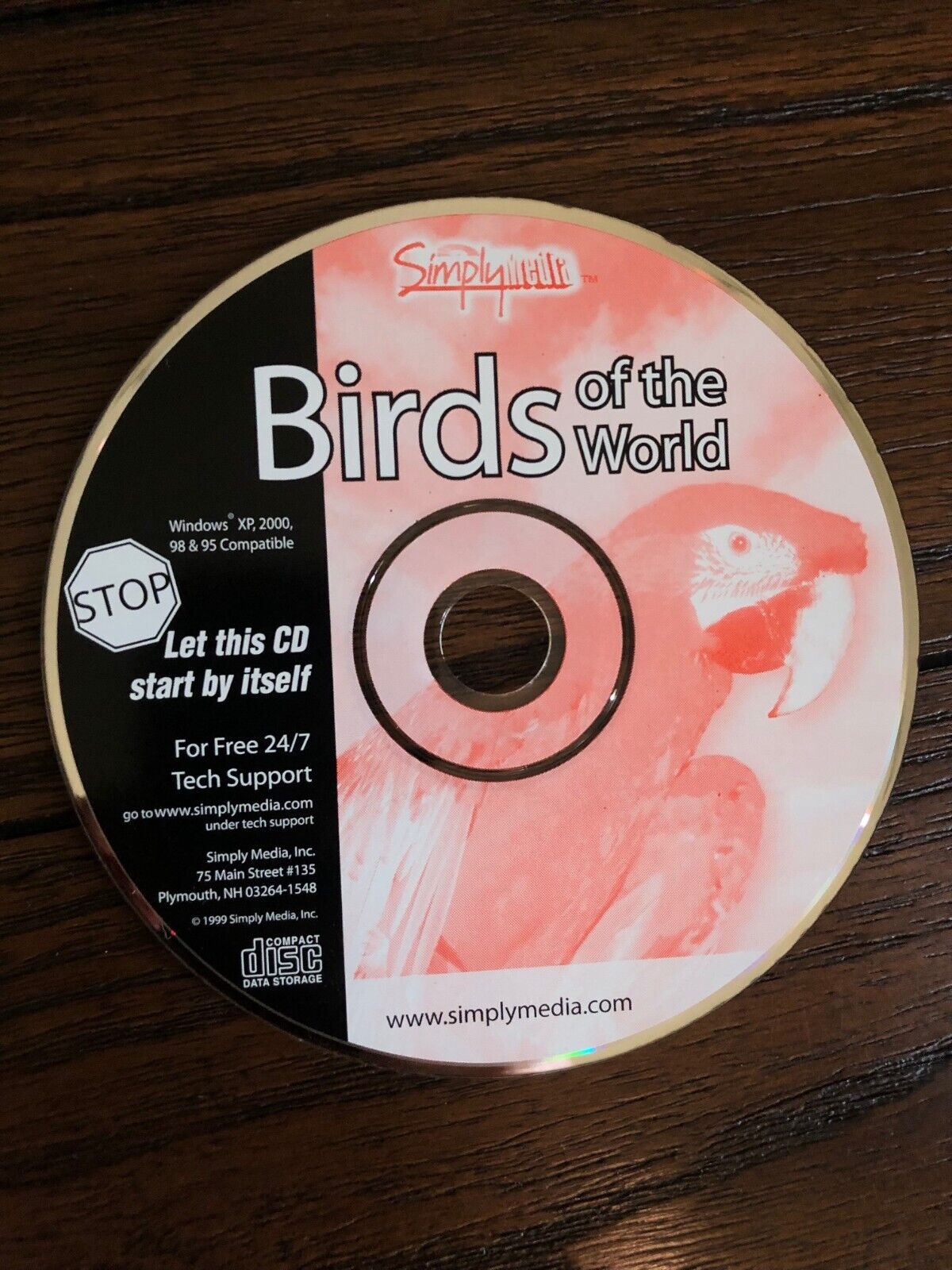 Birds of the World: vintage PC software CD