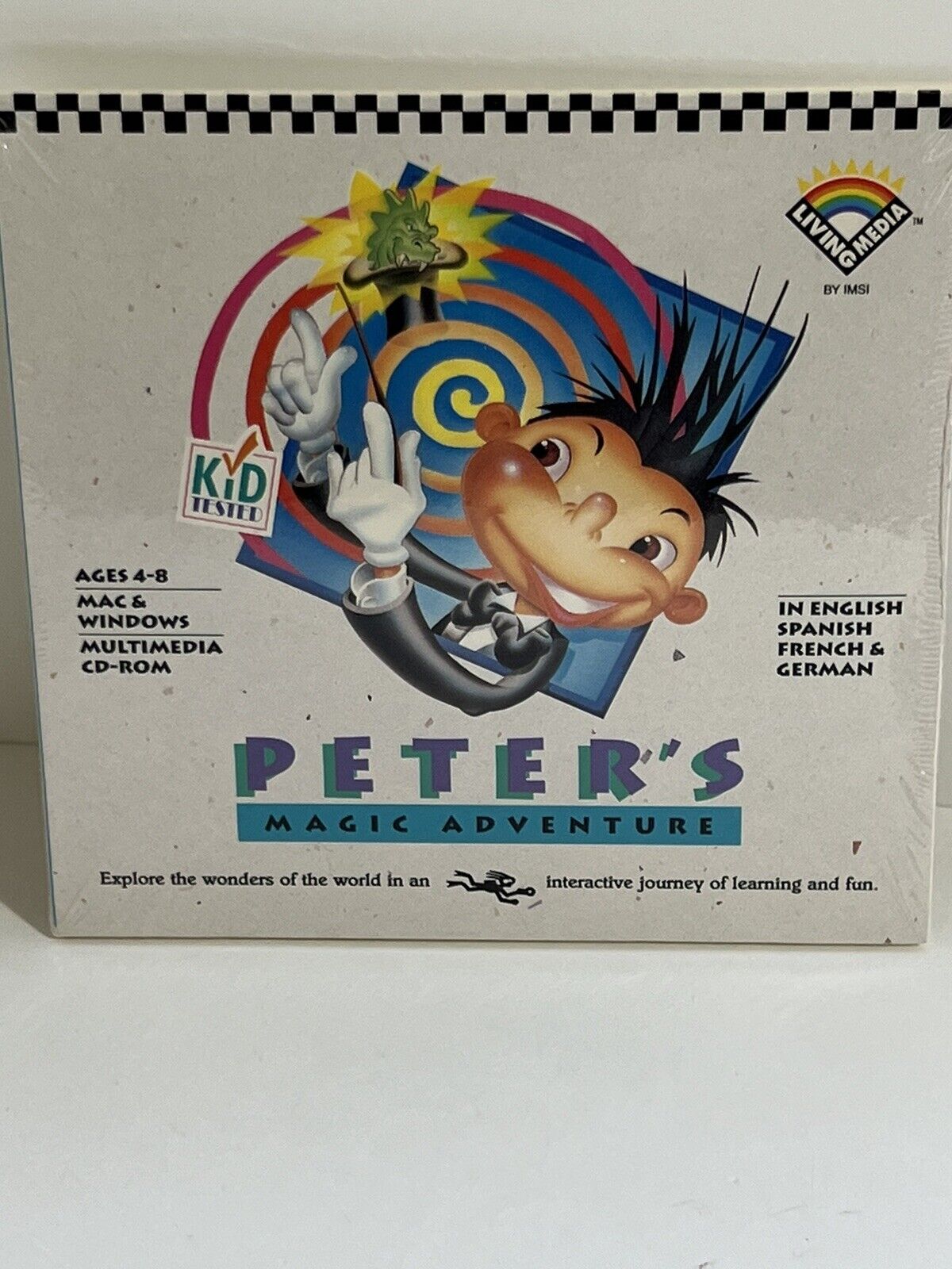 Peter’s Magic Adventures by Living Media. CD Rom 1994. Vintage, Sealed.