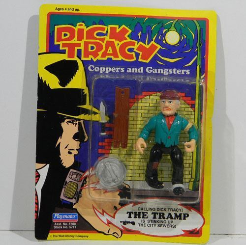 Dick Tracy Coppers and Gangsters The Tramp Action Figure 1990 Playmates
