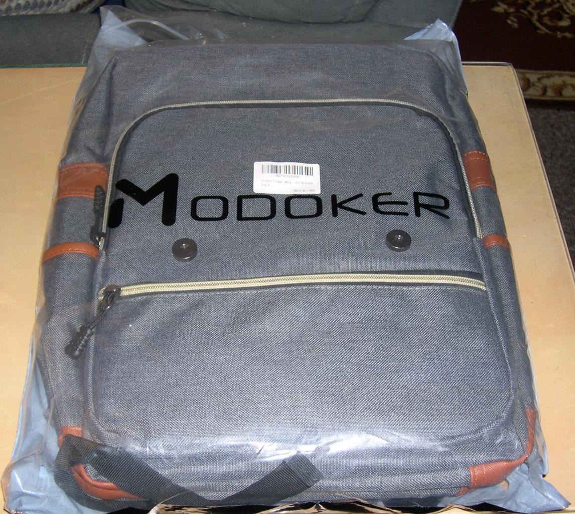 Modoker Vintage Backpack Style Laptop Bag, New