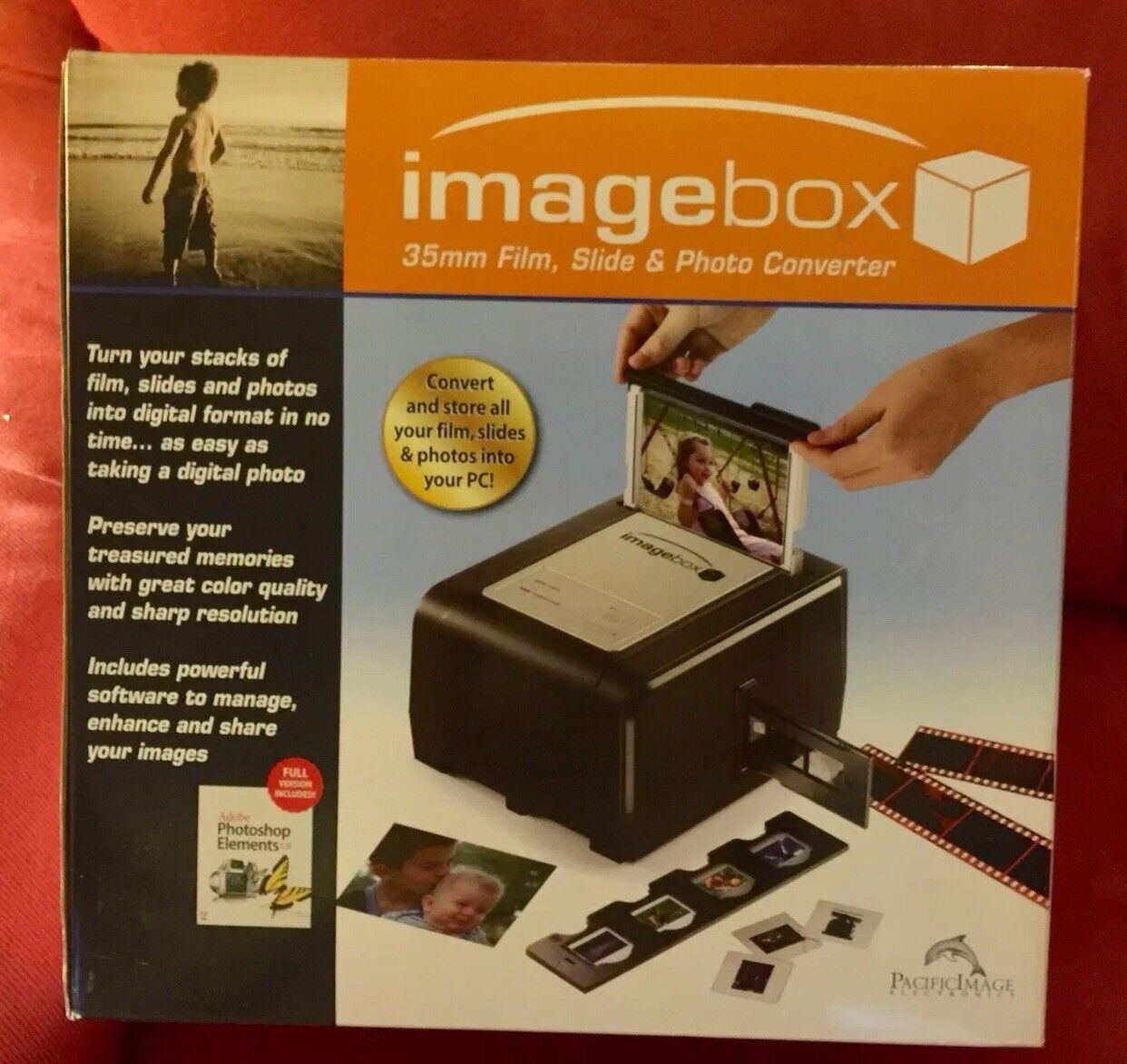 Pacific Image Imagebox 35mm Film, Slide & Photo Converter- NEW In Original Box -