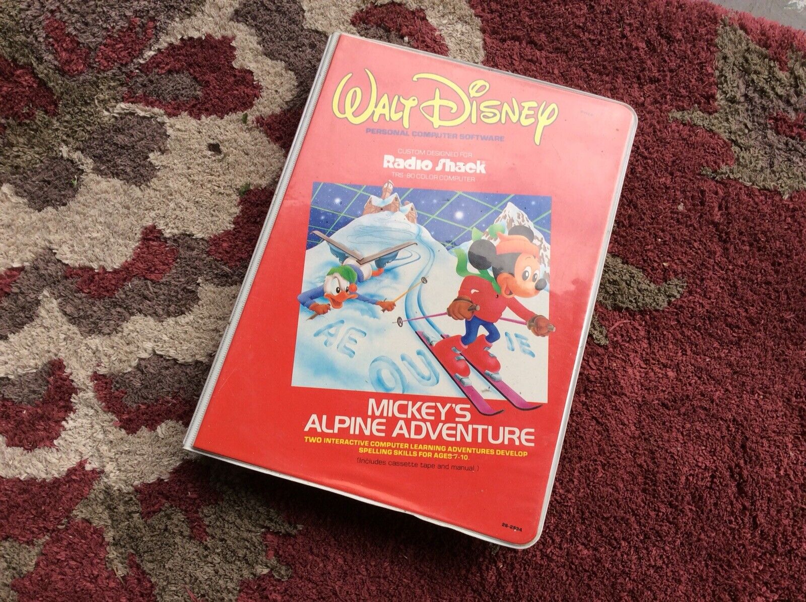 Mickey\'s Alpine Adventure Software for Radio Shack TRS-80 Computer. Walt Disney