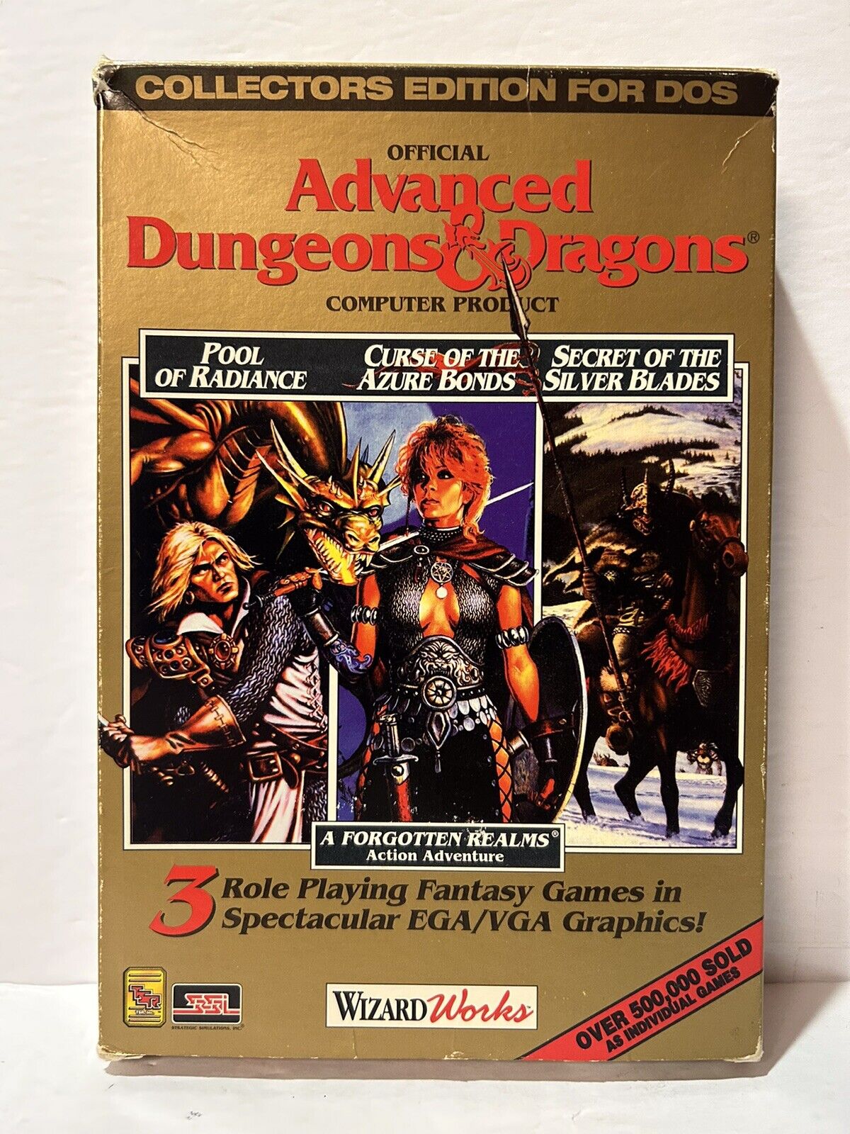 Advanced Dungeons & Dragons: Collectors Edition DOS Vintage 3 Games