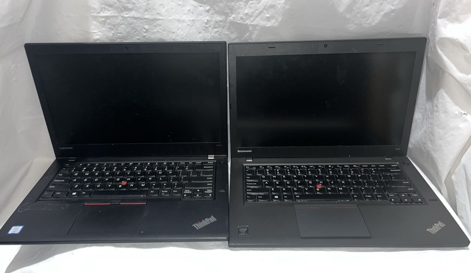 Lot of 2 Lenovo ThinkPad T440 & T470 No Battery, No OS/HDD/RAM-PARTS/REPAIR