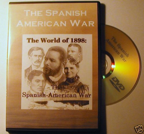 THE SPANISH AMERICAN WAR.....67 antique Films on DVD