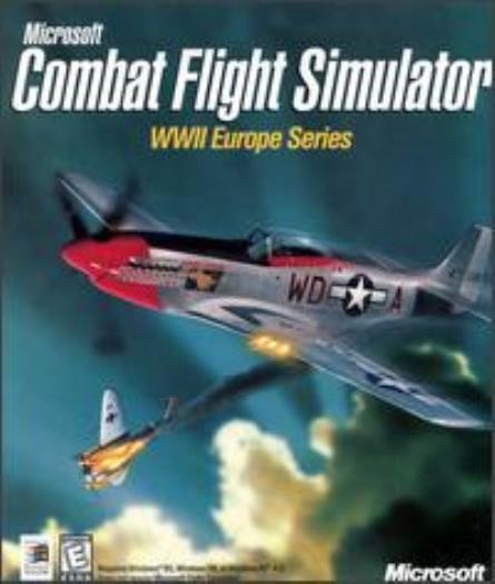 MS Combat Flight Simulator 1 WWII Europe Series PC CD fighter pilot plane game