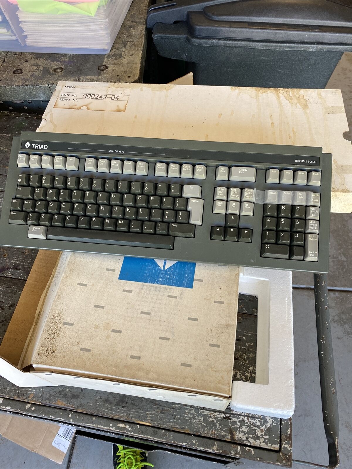 Vintage Triad Keyboard Model No. 1013239 Used W Phone Connection. One Loose Key
