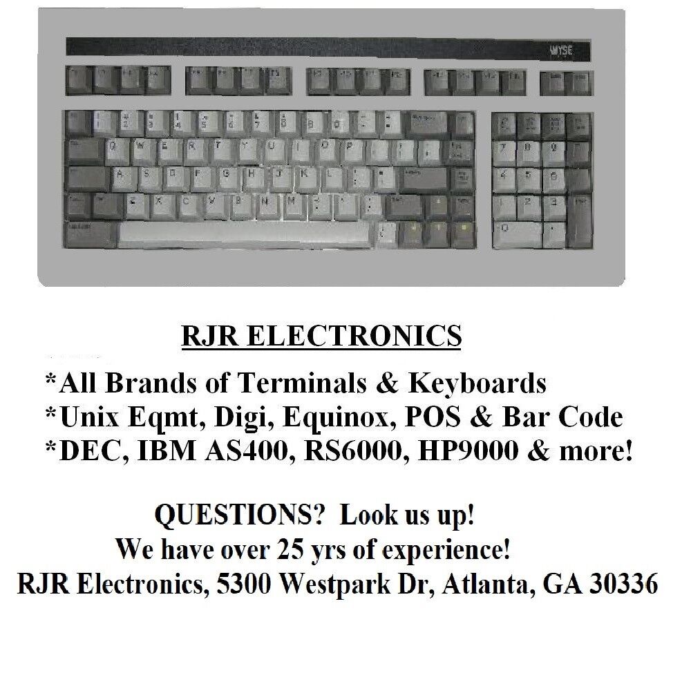 Wyse ASCII Keyboard 840338-01 (Grade B to save you money)