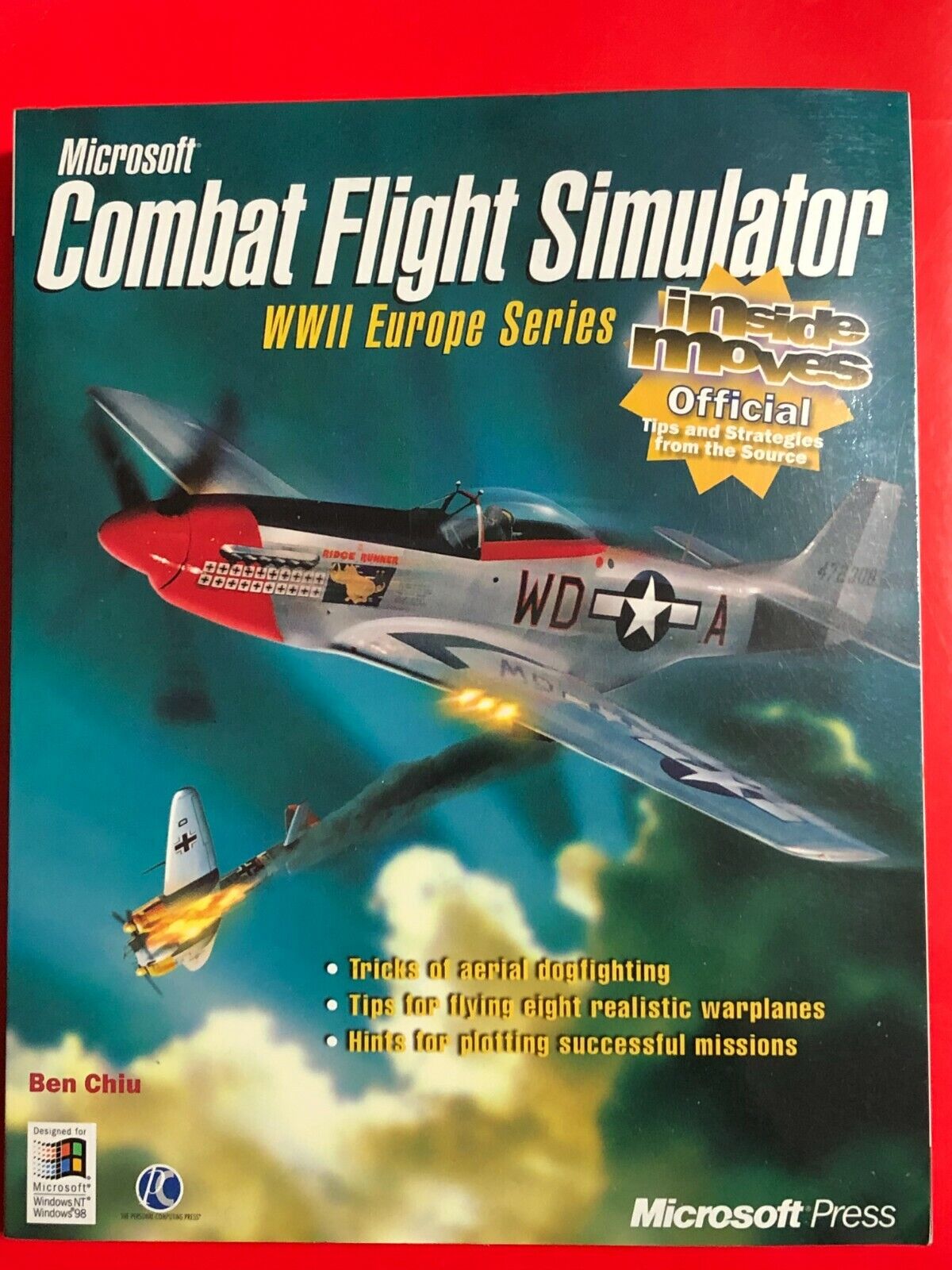 Microsoft Combat Flight Simulator WWII Europe Series Inside Moves Official Book