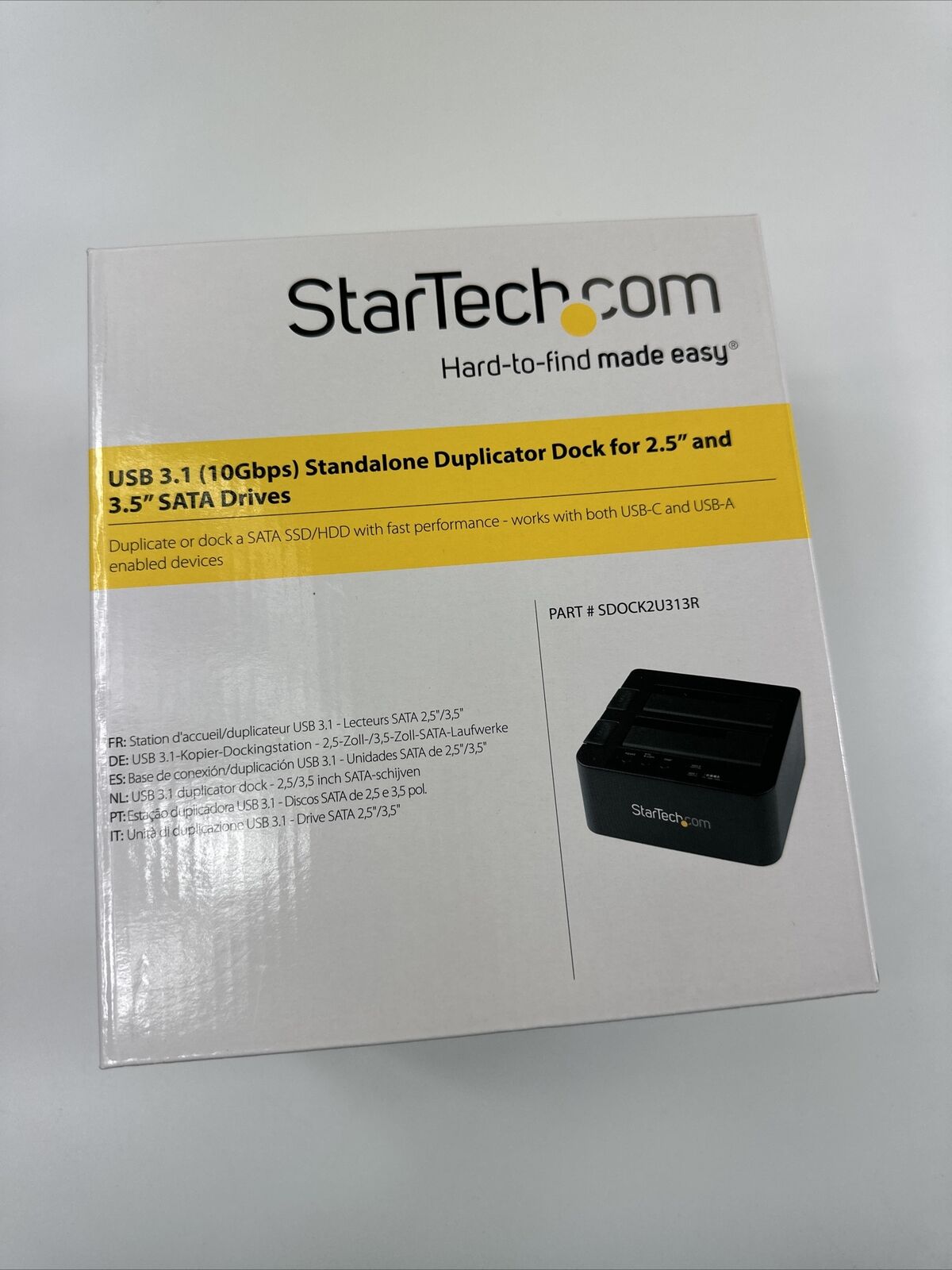 StarTech.com SDOCK2U313R StarTech Accessory USB 3.1 Standalone Duplicator Dock