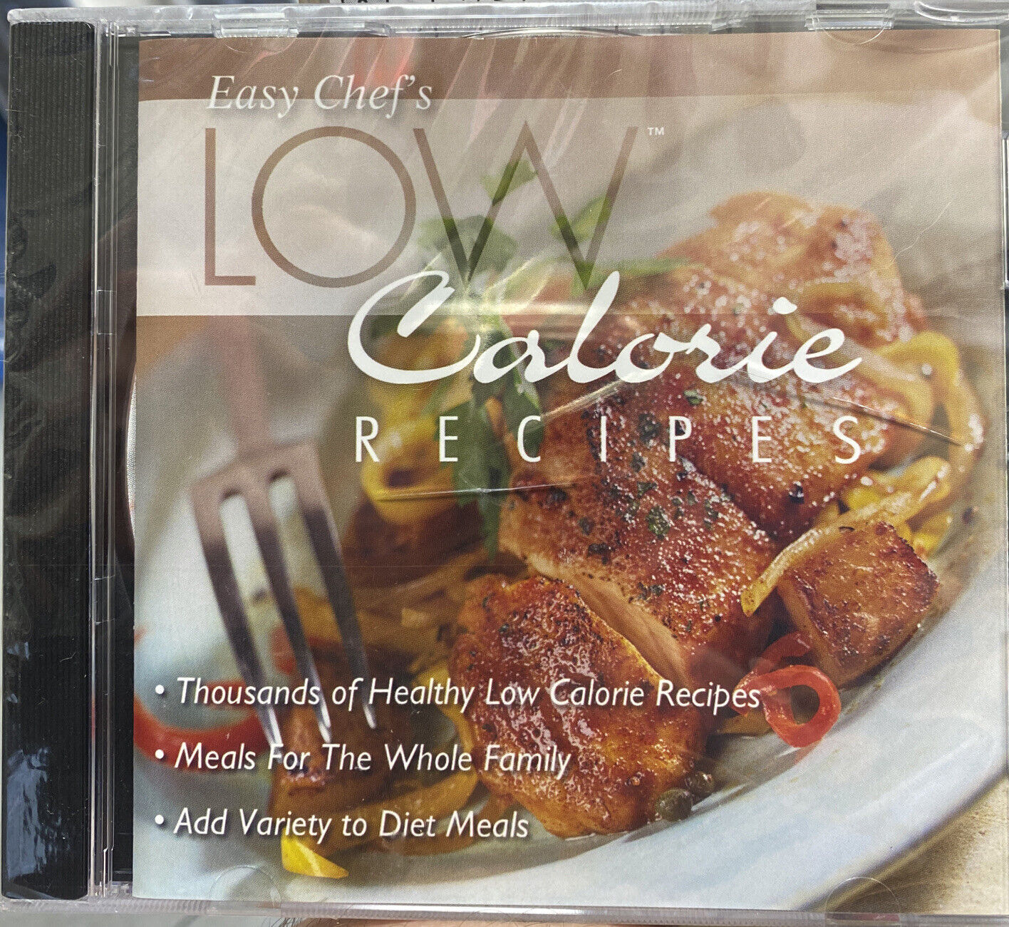 Easy Chef\'s: Low Calorie Recipes PC CD-ROM for Windows Sealed
