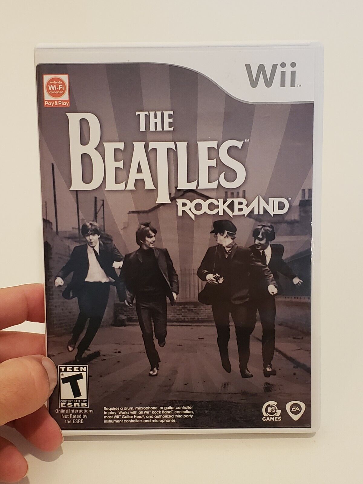 The Beatles: Rock Band Wii Game Complete Case With Manual