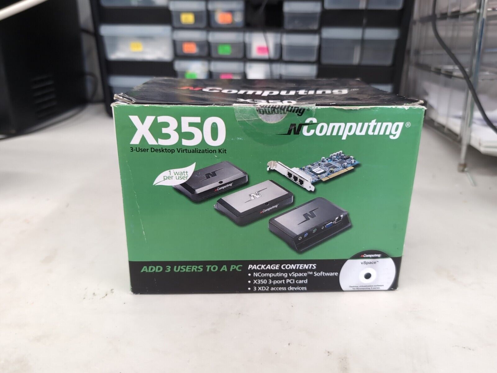 X350 Three User Desktop Virtualization Kit NComputing - Missing Software 