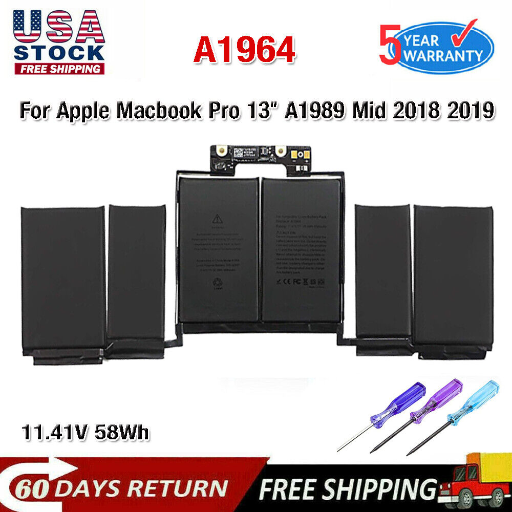 NEU A1964 Battery for Macbook Pro 13\'\' A1989 Mid 2018 2019 EMC 3214 EMC 3358
