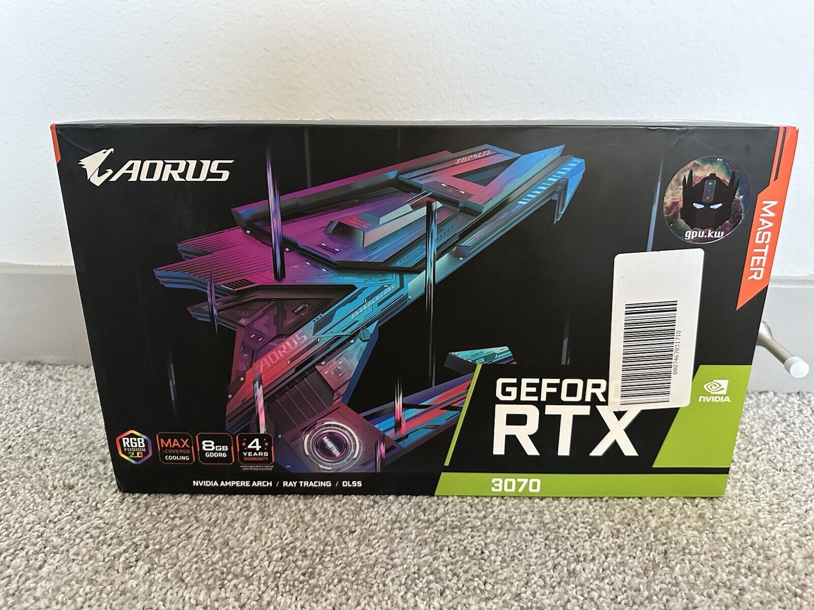 AORUS GeForce RTX 3070 MASTER 8G