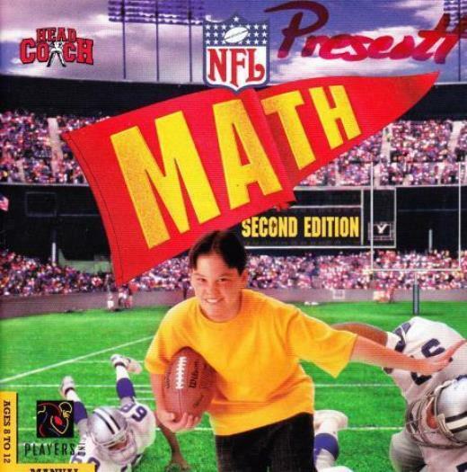 NFL Math Football 2nd Edition PC CD learn mathematics while playing sports game
