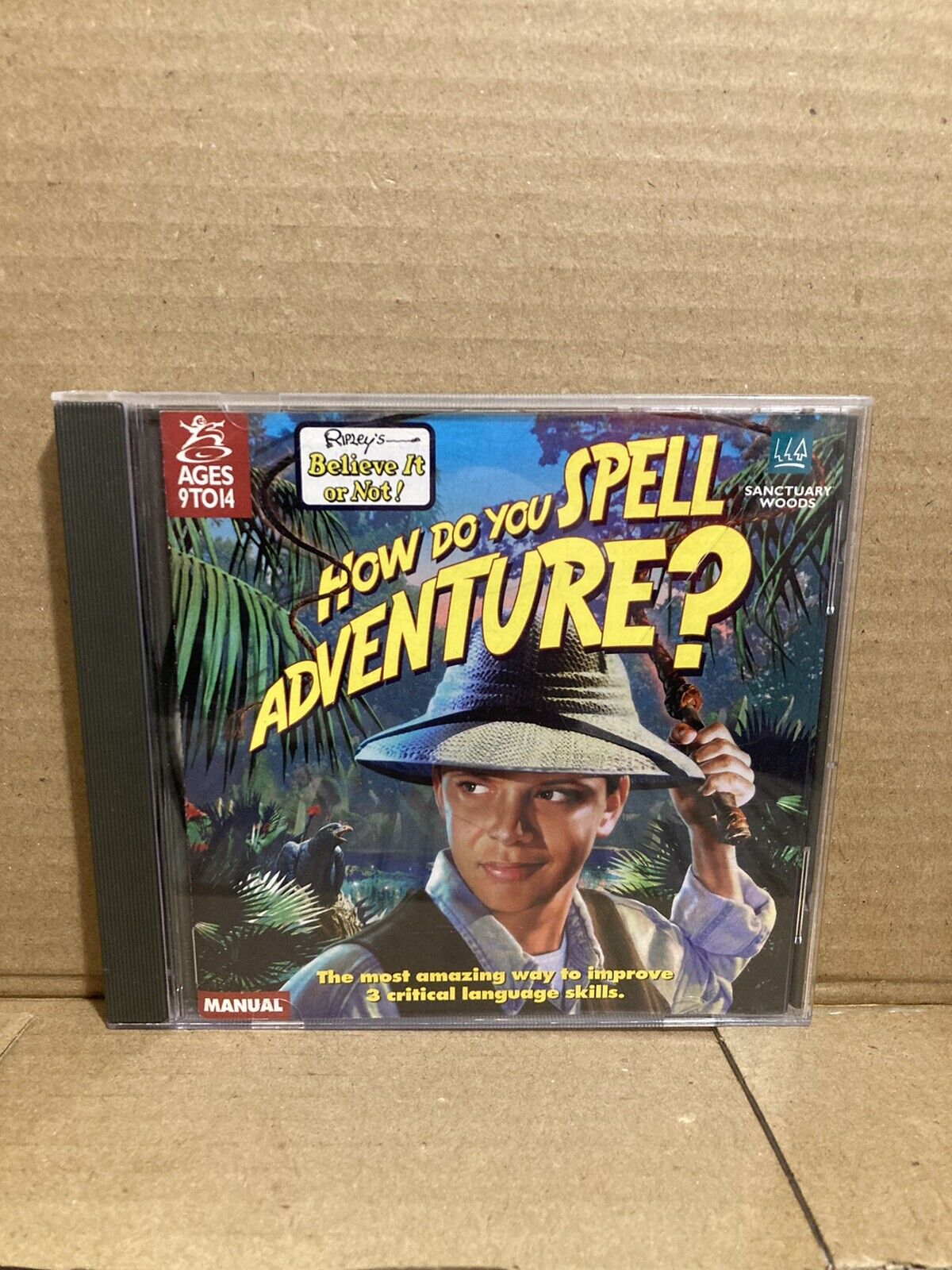 Vintage 1996 How Do You Spell Adventure Ripley’s Believe It Or Not CD-ROM Rare