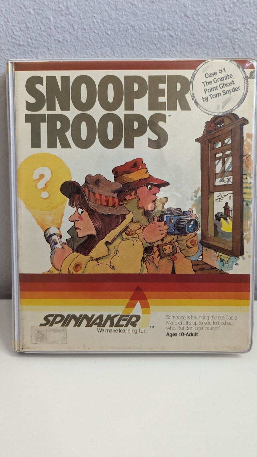 SPINNAKER Snooper Troops Game for Commodore 64 on 5,25 Disk BIG BOX RARE