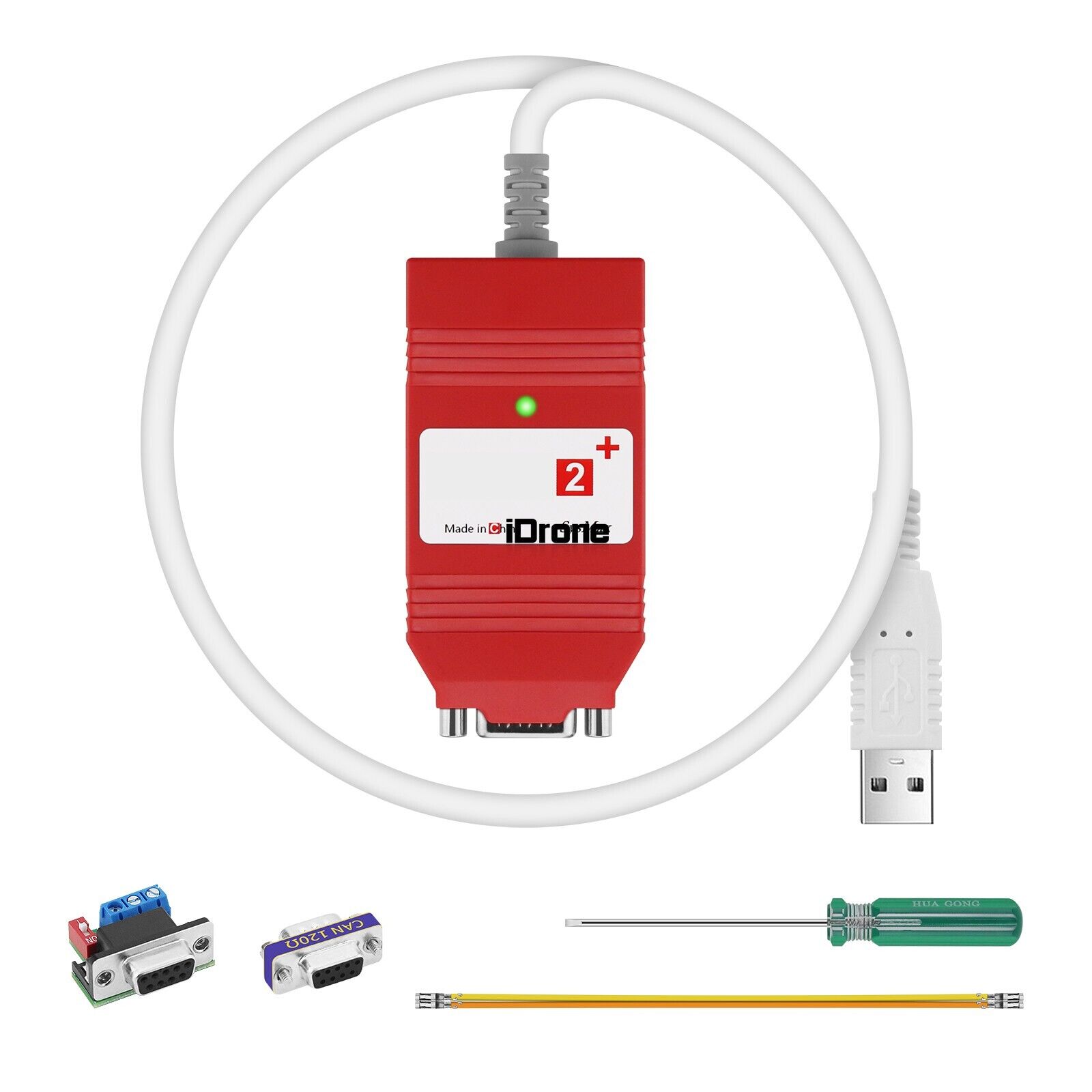 USB to CAN Adapter CAN Bus Analysis For Original PEAK IPEH-002022 For INCA