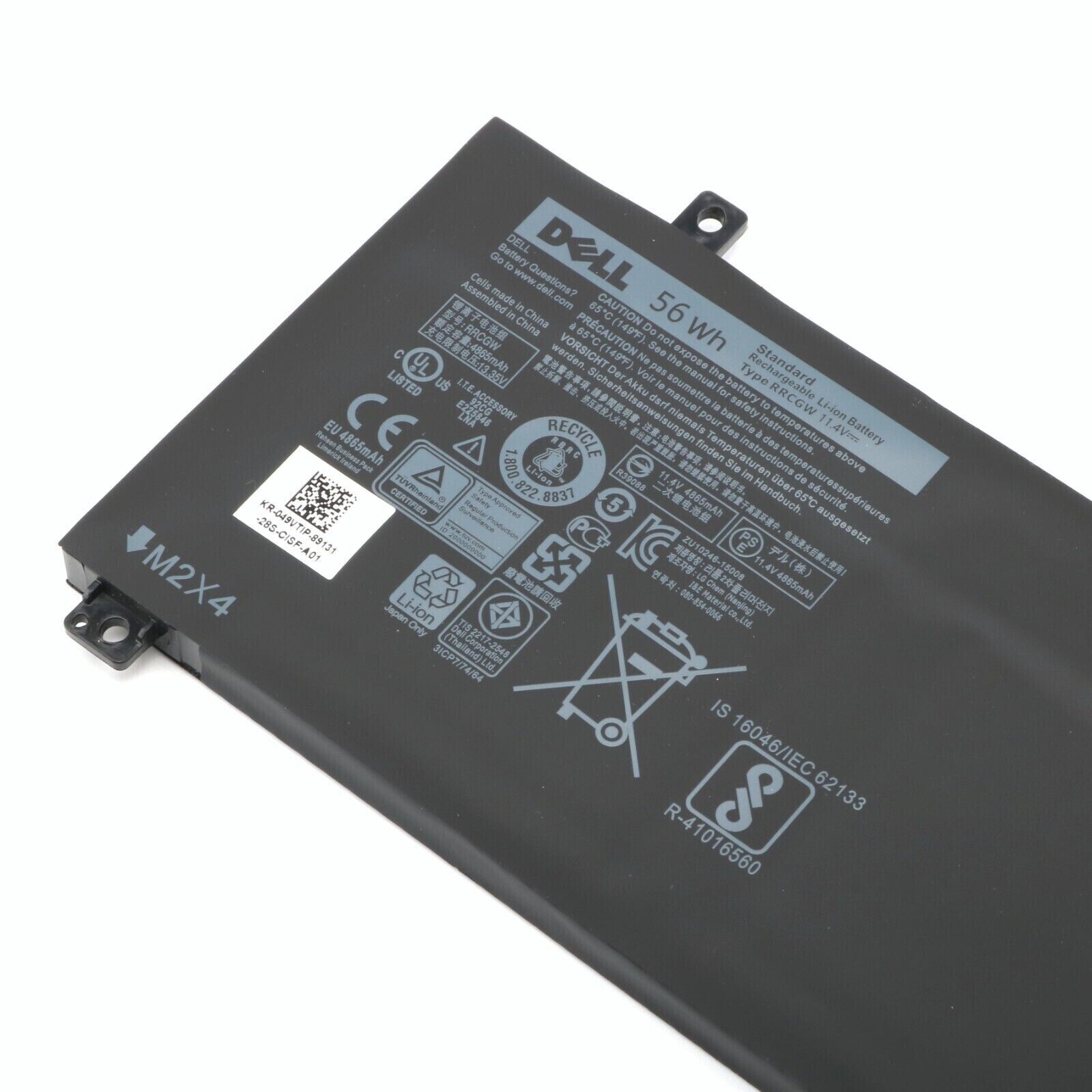 NEW OEM 56WH Battery RRCGW For Dell Precision 5510 5520 XPS 15 9550 M7R96 62MJV