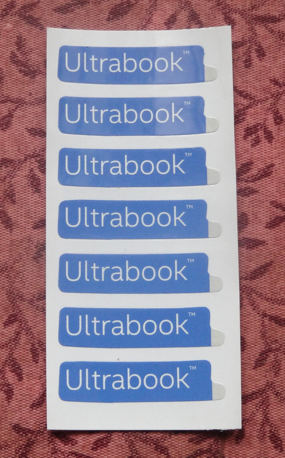 Lot of 50 Ultrabook Slim Size Laptop Stickers 8 x 32.5mm Badges 