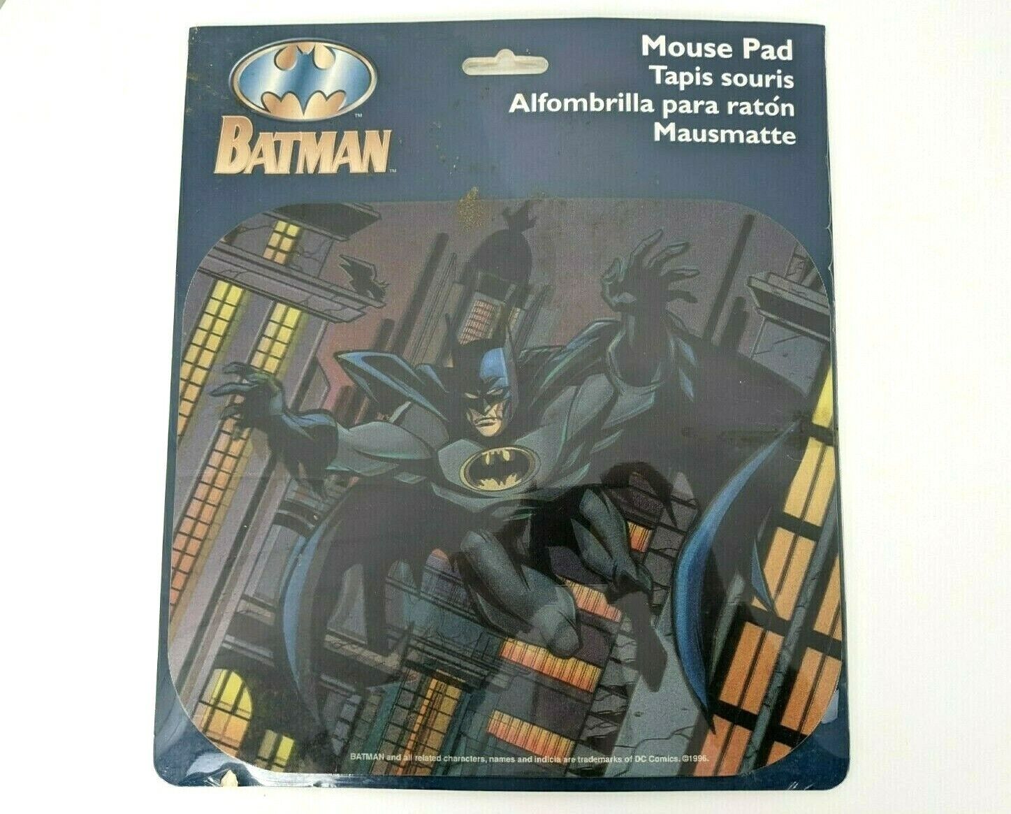 Batman 3D Mouse Pad DC Comics Super Hero NEW Vintage 1996 