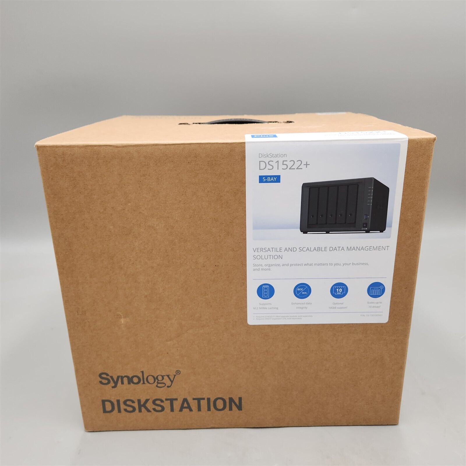 -NEW- Synology 5-bay DiskStation DS1522+ (Diskless), Black [DS1522+]