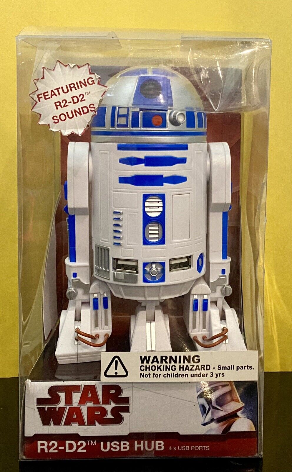 Star Wars R2-D2 USB Hub 4 Port USB With Sounds 2009 Edition NEW IN BOX