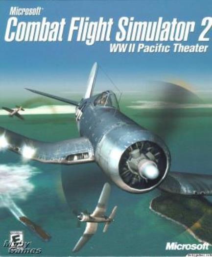 MS Combat Flight Simulator 2 w/ Manual & THICK GUIDE PC CD plane game BIG BOX
