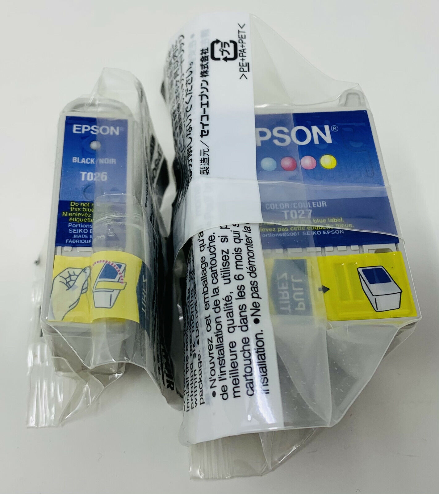 Epson T026 +T027 Original Black+Colour For Stylus Photo 810/ 830/ 830U/925/