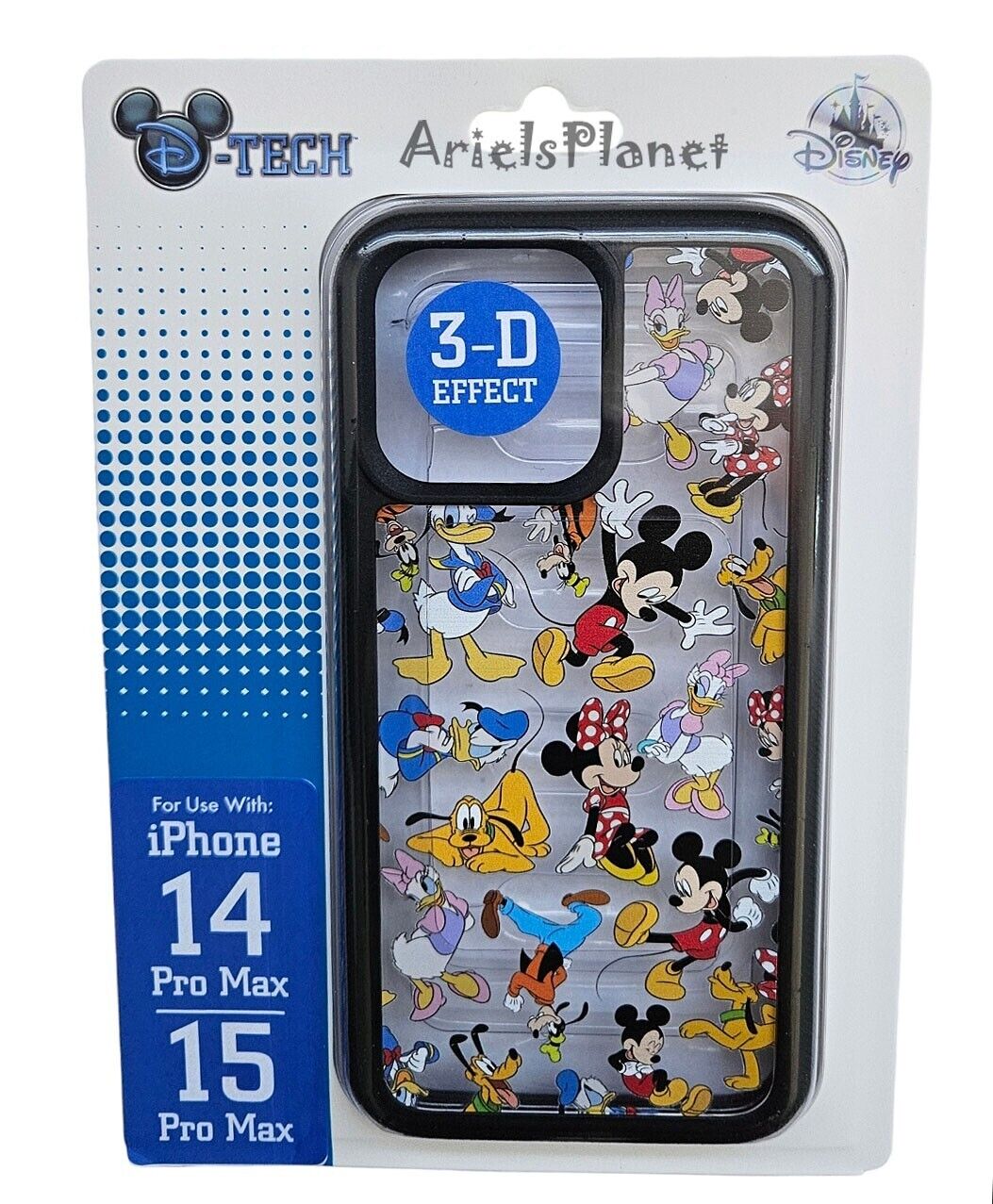 DISNEY Parks Mickey Minnie Donald Daisy Goofy iPHONE 14 Pro Max 15 Pro Max Cover