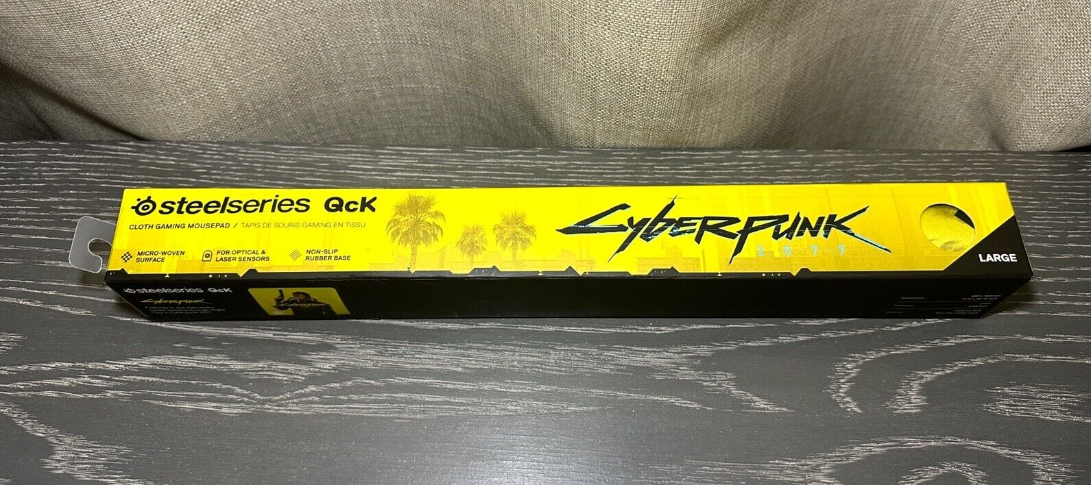 SteelSeries QcK Cyberpunk 2077 LIMITED EDITION Large Gaming Mousepad New
