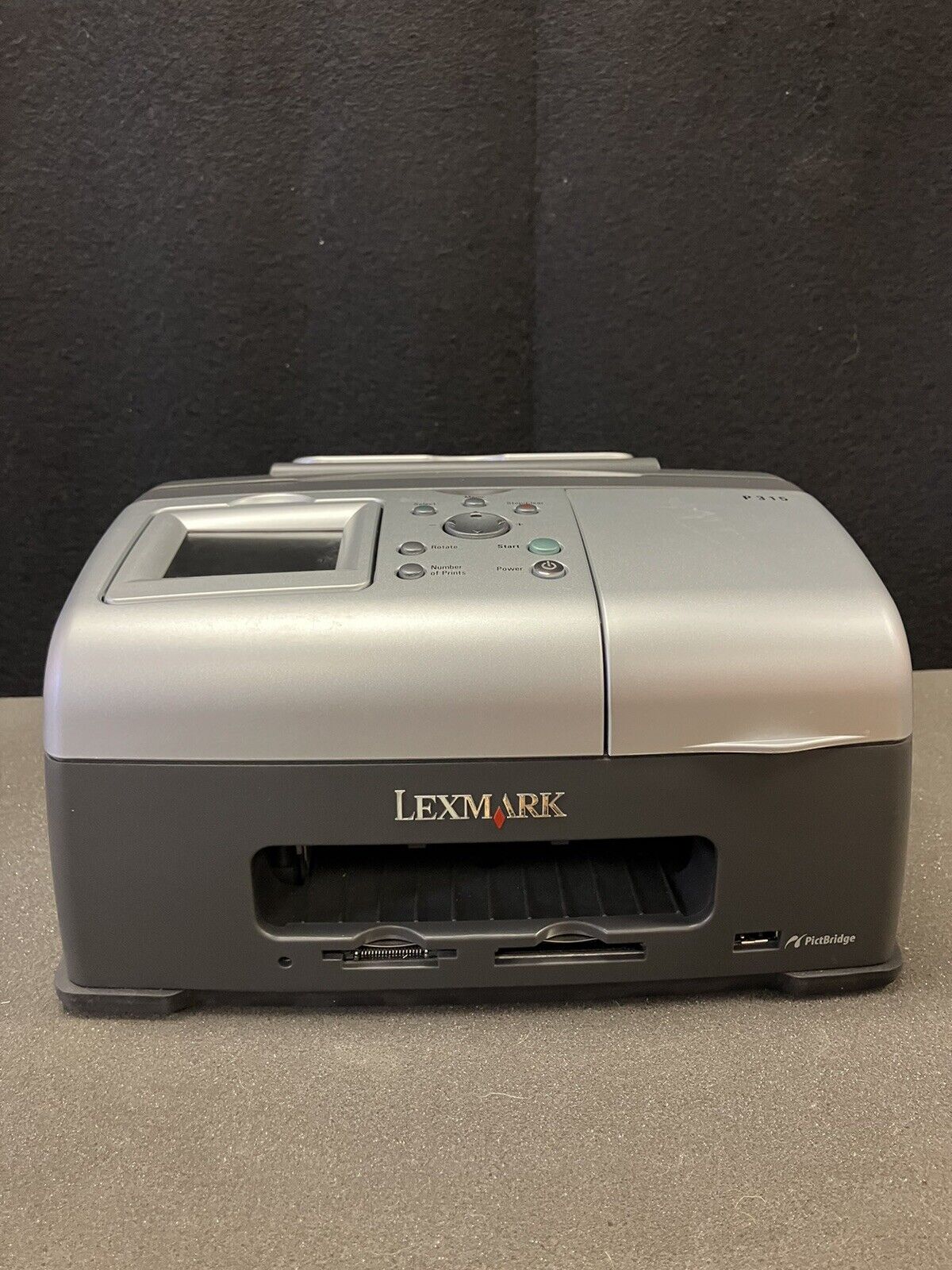 Lexmark P315 Digital Photo Inkjet Color Printer, Grey, Used