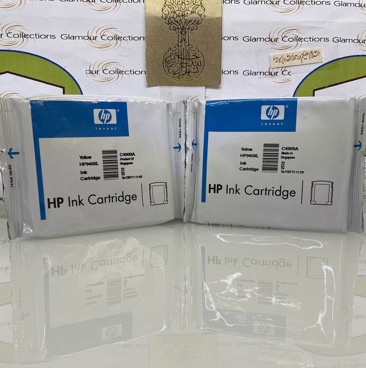 HP Genuine 940XL Ink Cartridges Magenta &Yellow Officej Pro 8000 Sealed (M4)